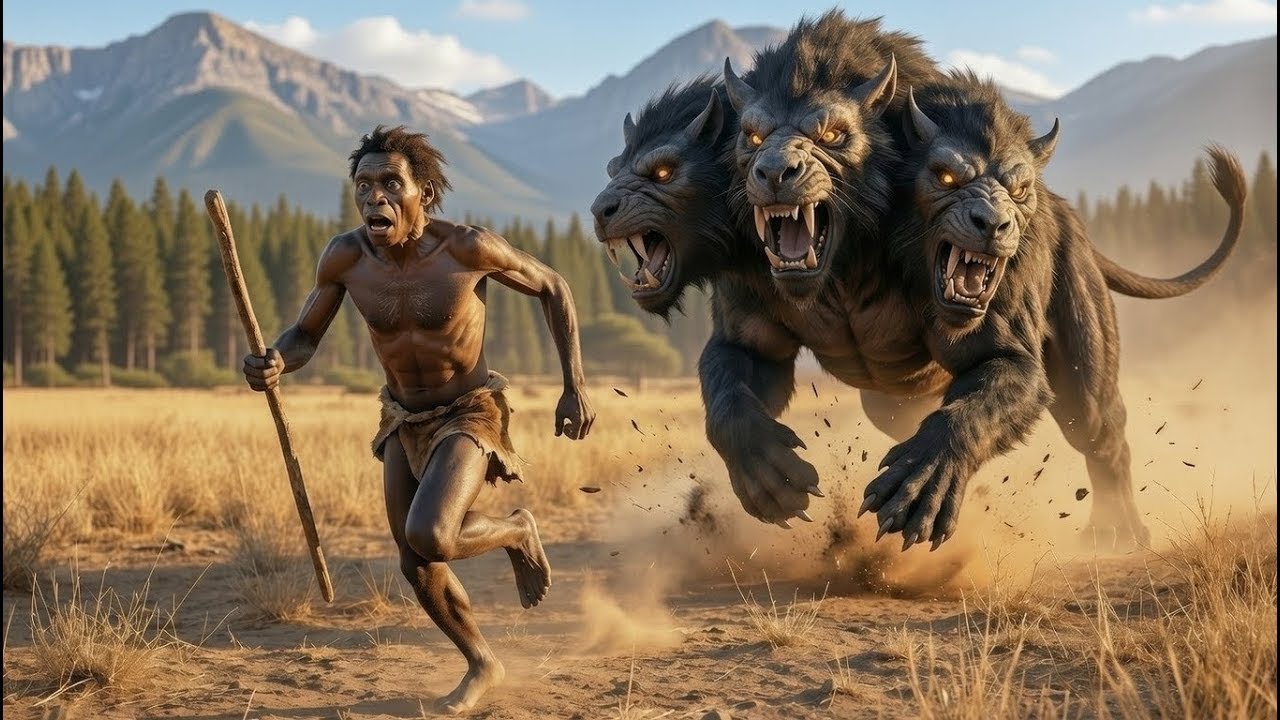 Ancient Survival Story | Early Human Survives an Attack from Cerberus