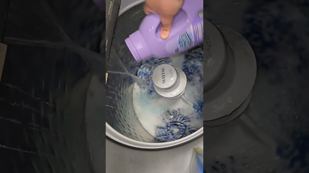 Making sure these mop heads are clean 👌. #fyp #asmr #laundry #overload 