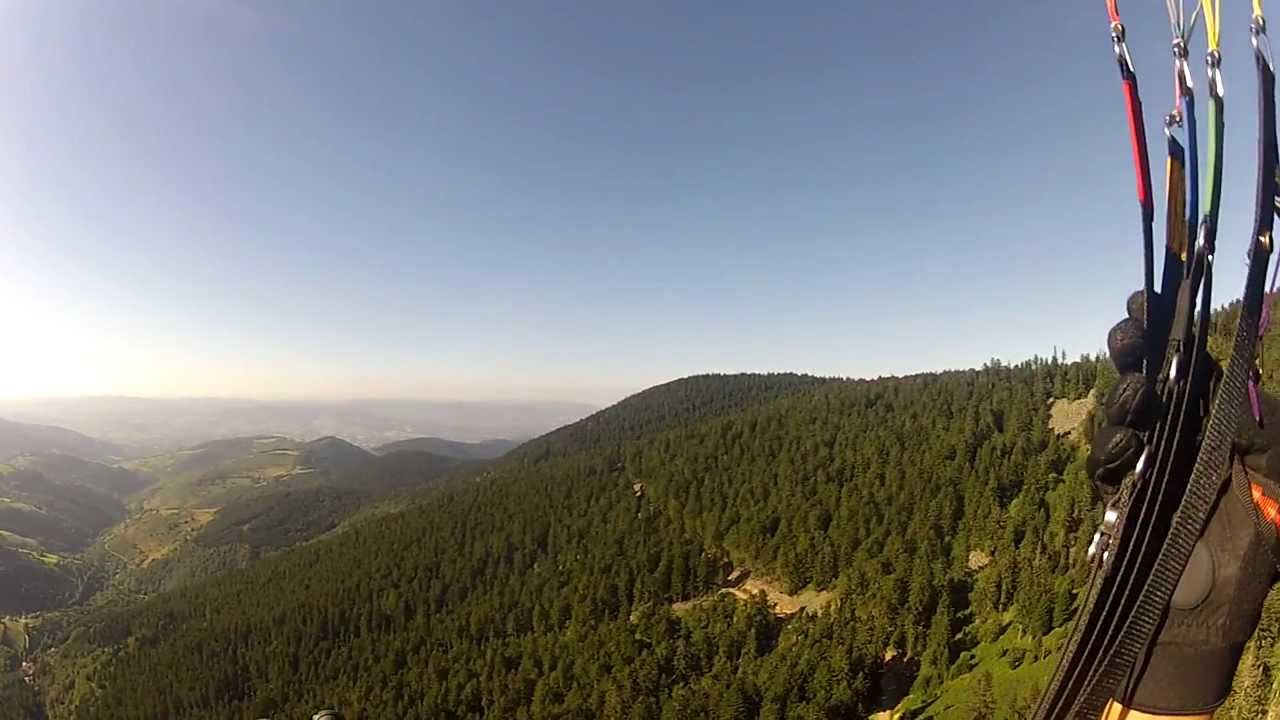 Paraglandeur à La Jasserie 42