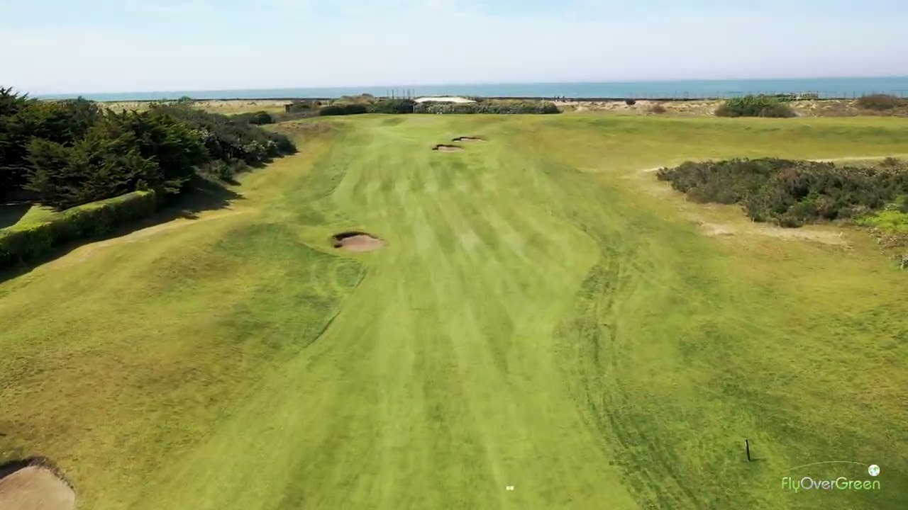 Golf De Chiberta - drone aerial video - Chiberta - Hole#11
