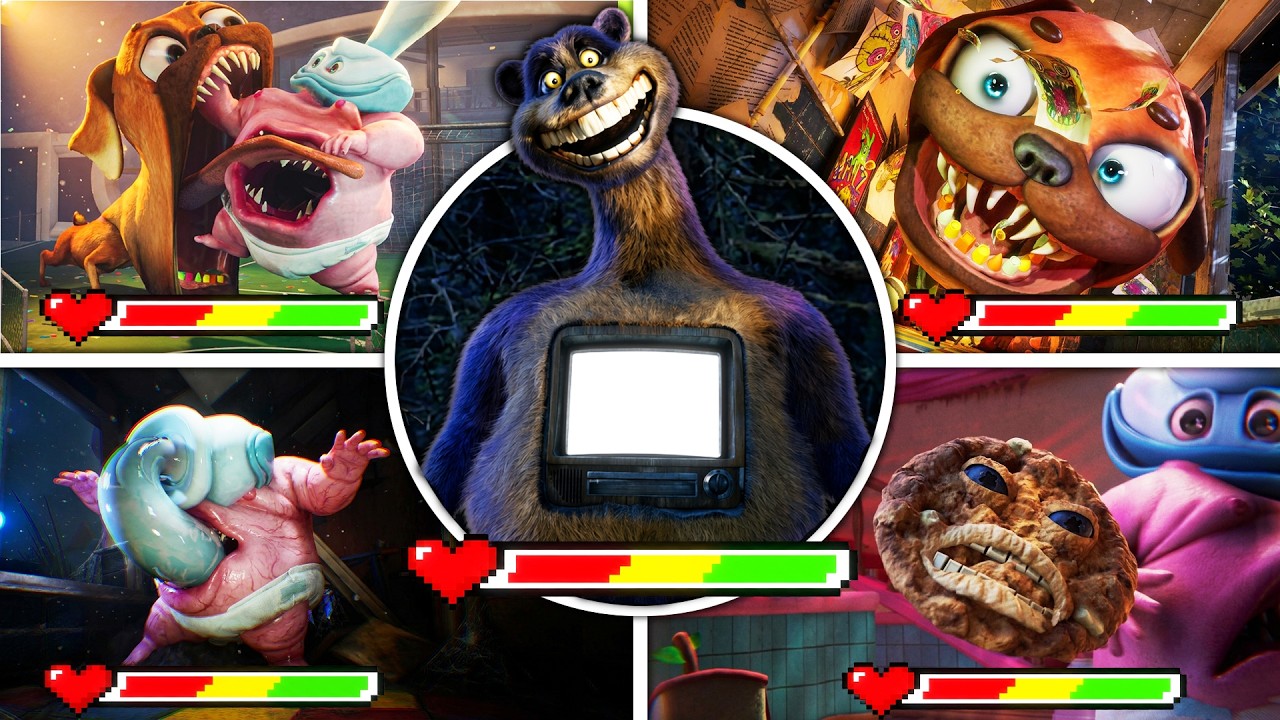 Dark Pals: The 1st Floor - NEW MONSTER + ALL BOSSES & JUMPSCARES WITH HEALTHBARS (Showcase)