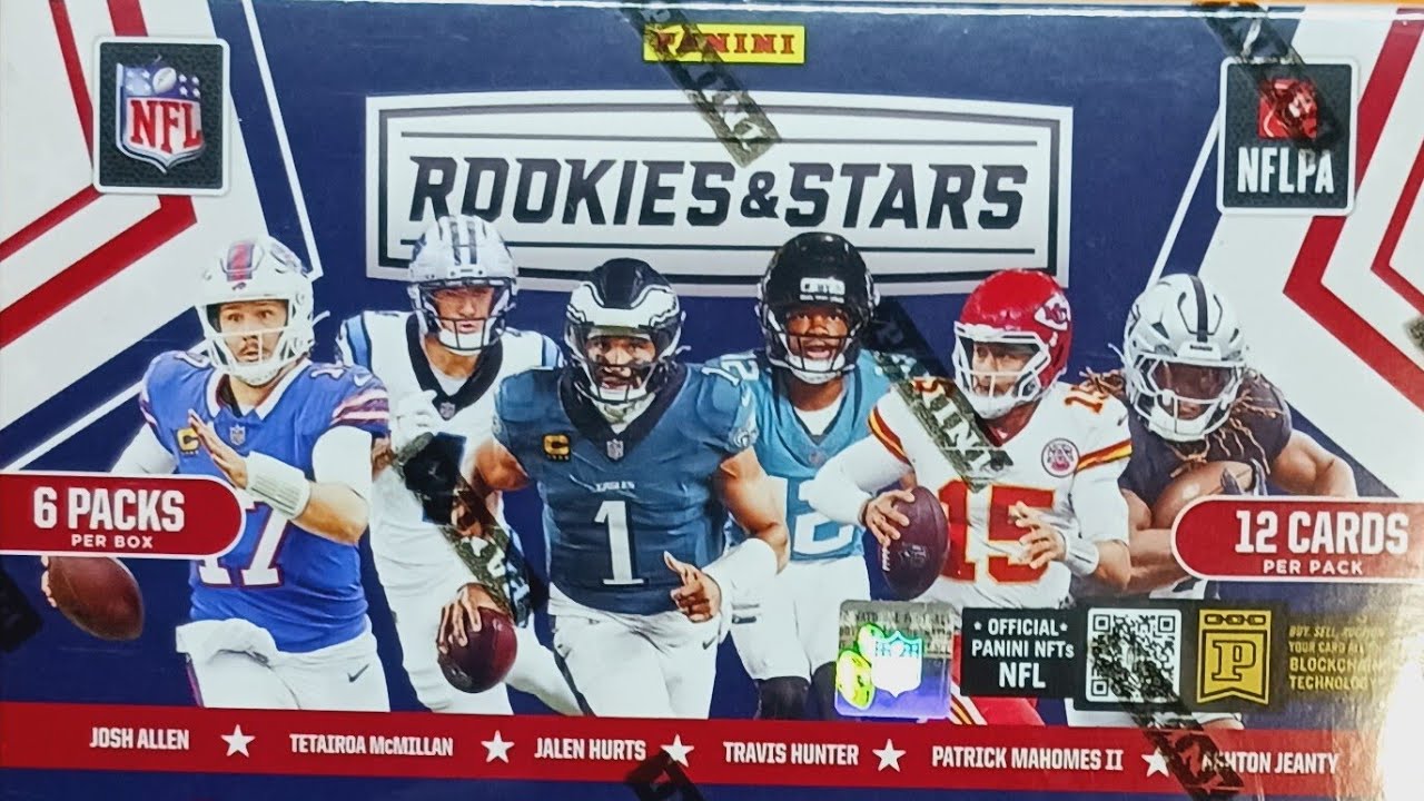 🌄Wake&Break🐓2🏈25 Panini NFL Rookies & Stars Blaster Box