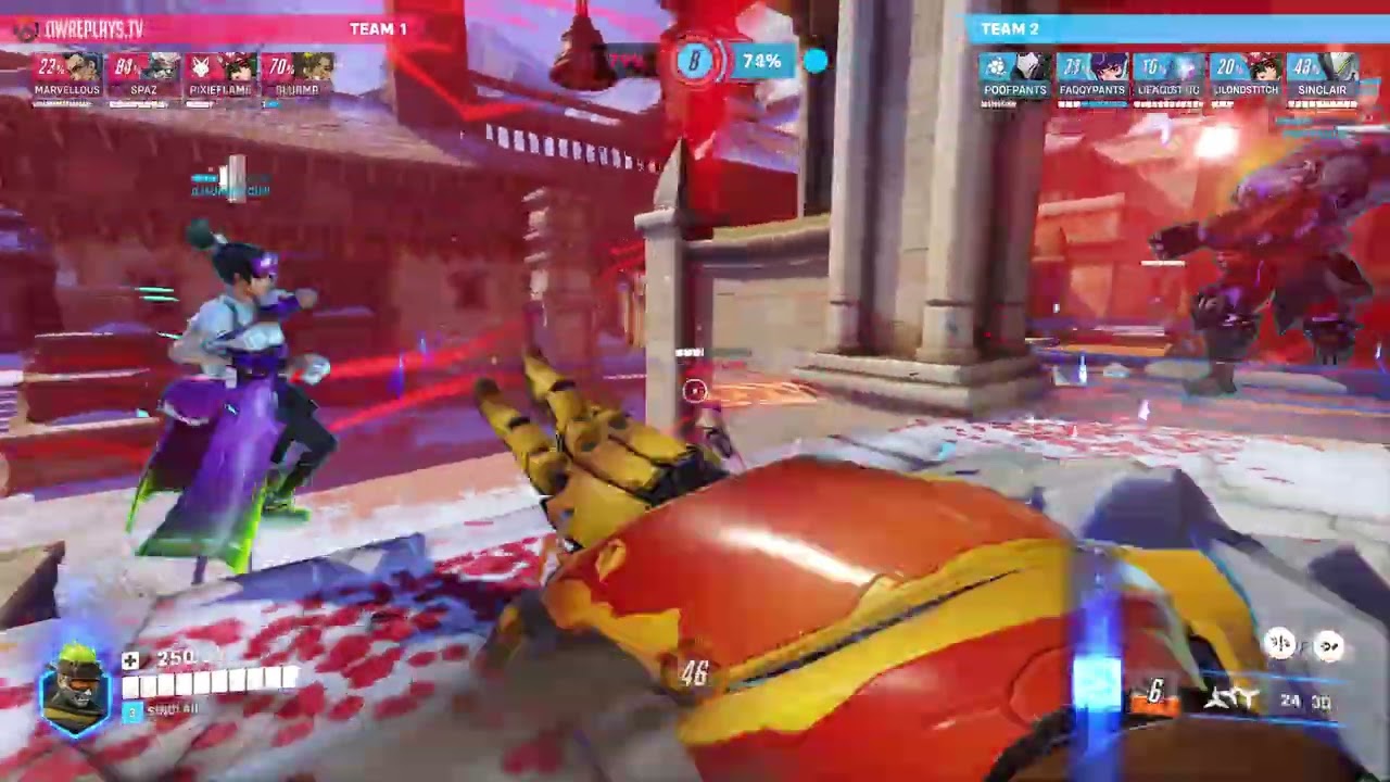 Mid-game joiner, strong Coalescence pressure and decent s... by SINCLAIR — Overwatch 2 Replay PNHAX7