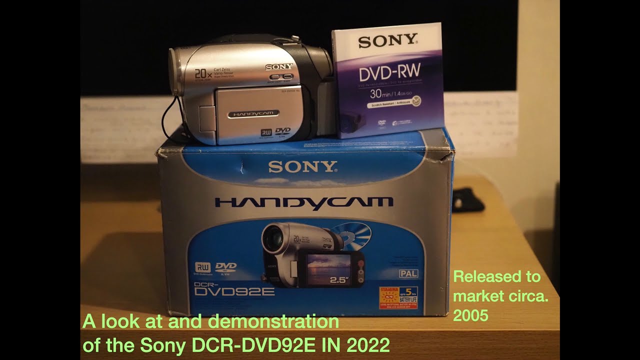 Sony DCR-DVD92E: DVD Handycam.