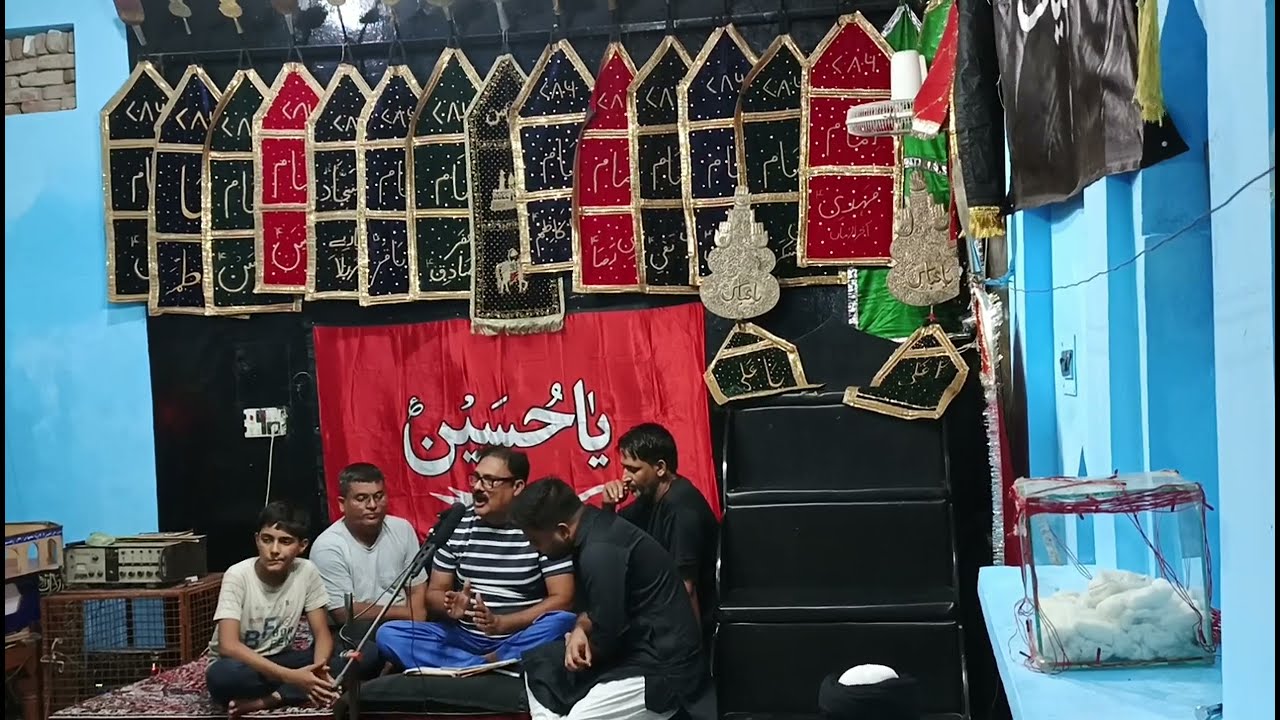 Chand raat Muharram Sozo Salam sherkot Azadari live 1447 hijjri 2025/by Atasham Zaidi
