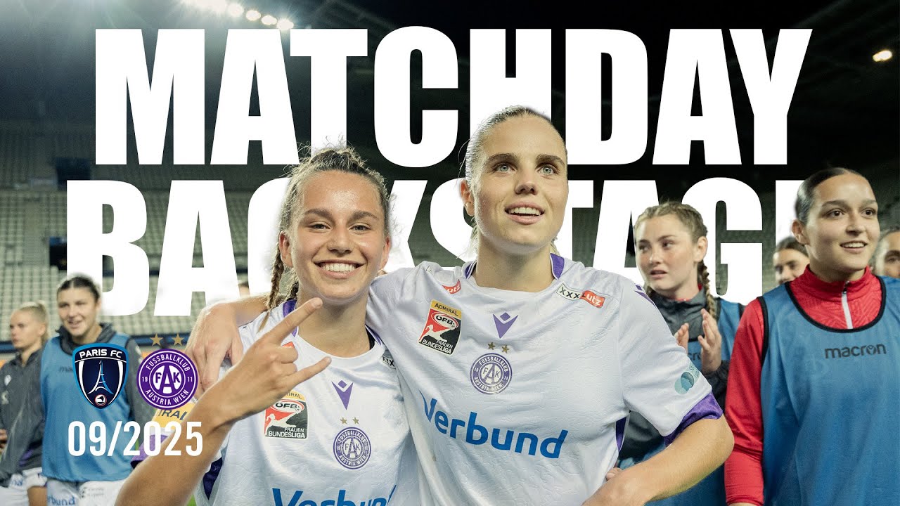 Backstage beim UWCL-Kracher gegen Paris FC (09/2025) #faklive #violatv