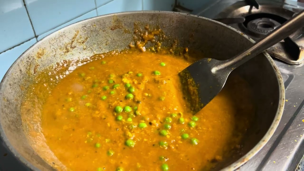Aaj Ki Recipe - Mushroom Matar Masala😋 