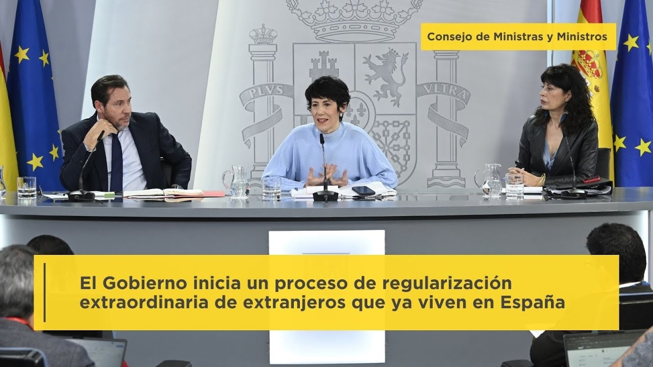 El Gobierno inicia un proceso de regularización extraordinaria de extranjeros que ya viven en España
