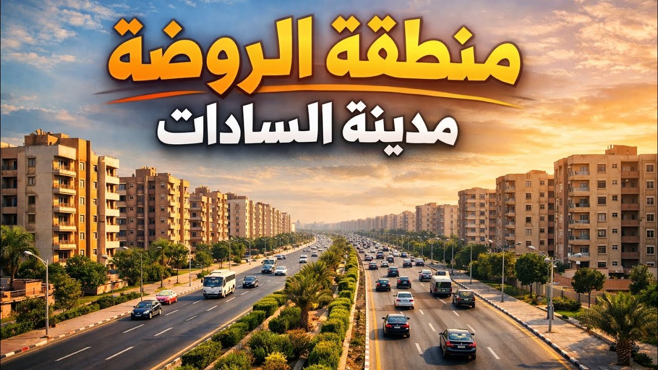 منطقة الروضة بمدينة السادات اليوم | رصد شامل للتطوير العمراني و جولة ميدانية