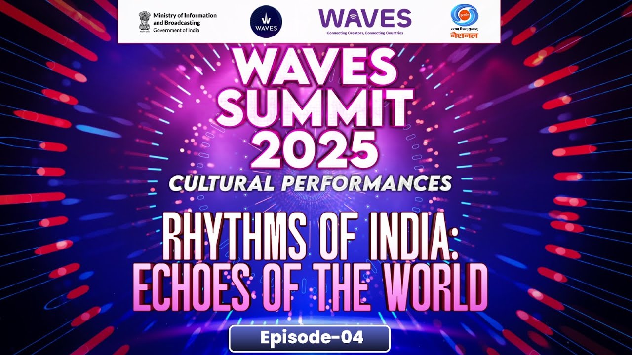 Rhythms of India: Echoes of the World | Anupam Kher | Kruti Mahesh | WAVES 2025 | Ep # 04