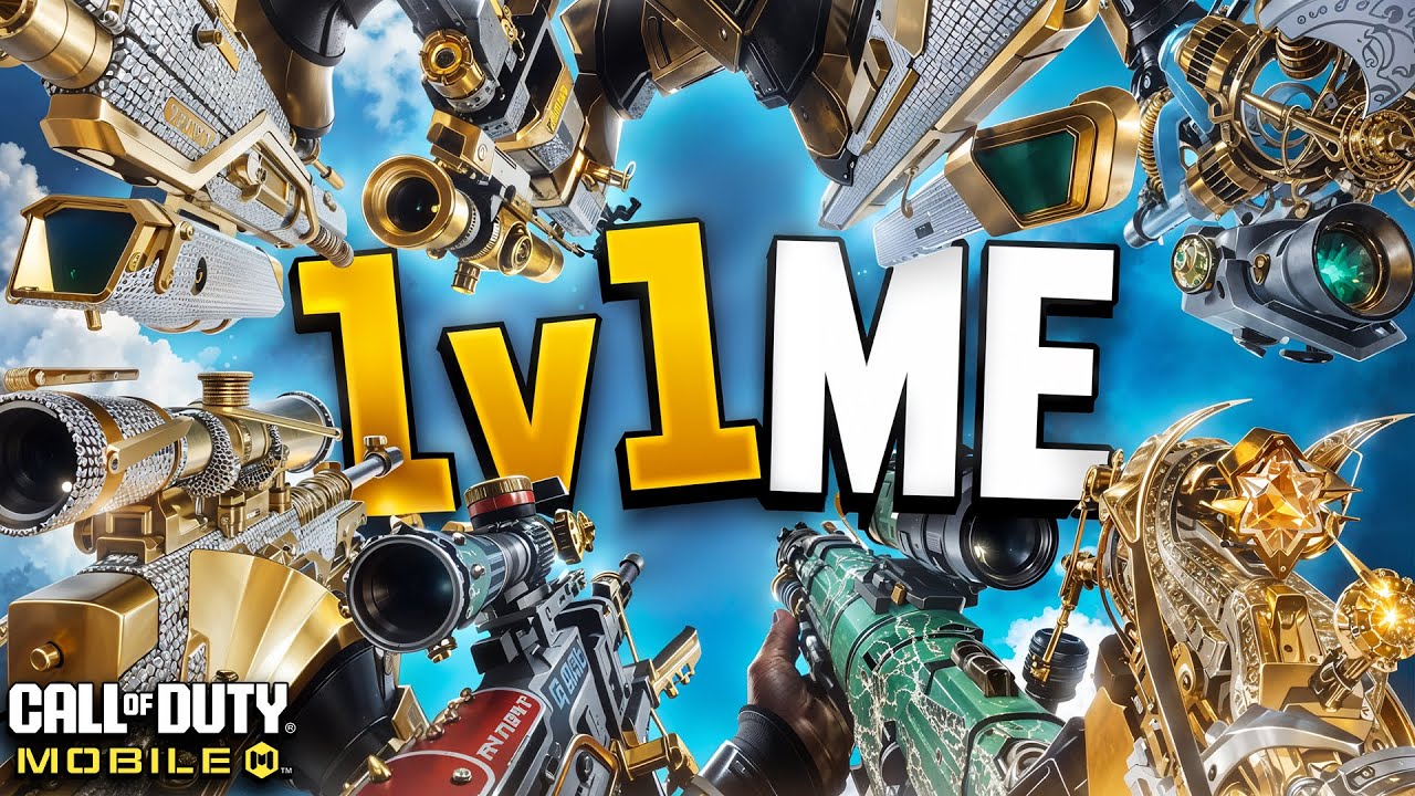 Beat Me 1v1 = Win the BattlePass! (Using Every Sniper in COD Mobile)