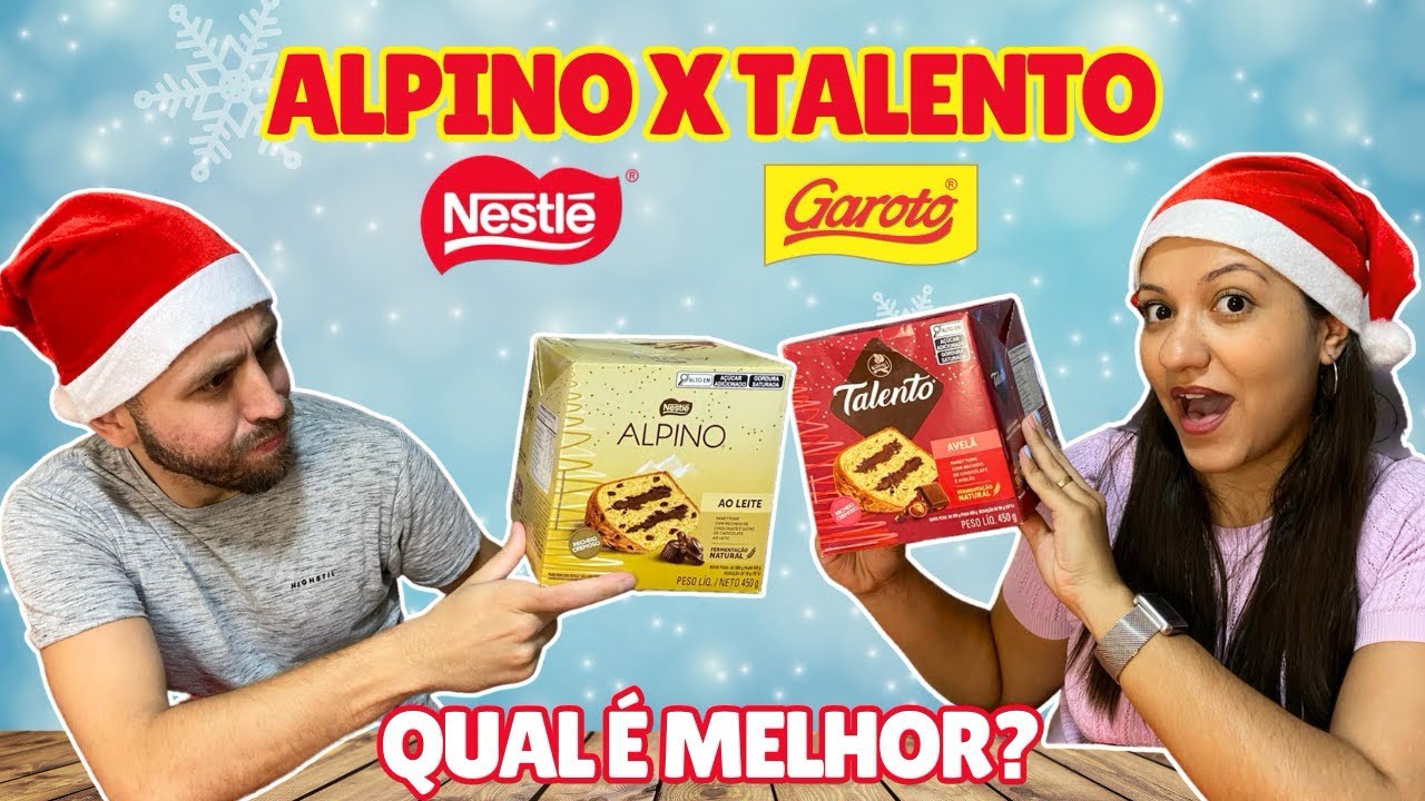 PANETONES ALPINO E TALENTO | PANETONES TRUFADOS DE MERCADO