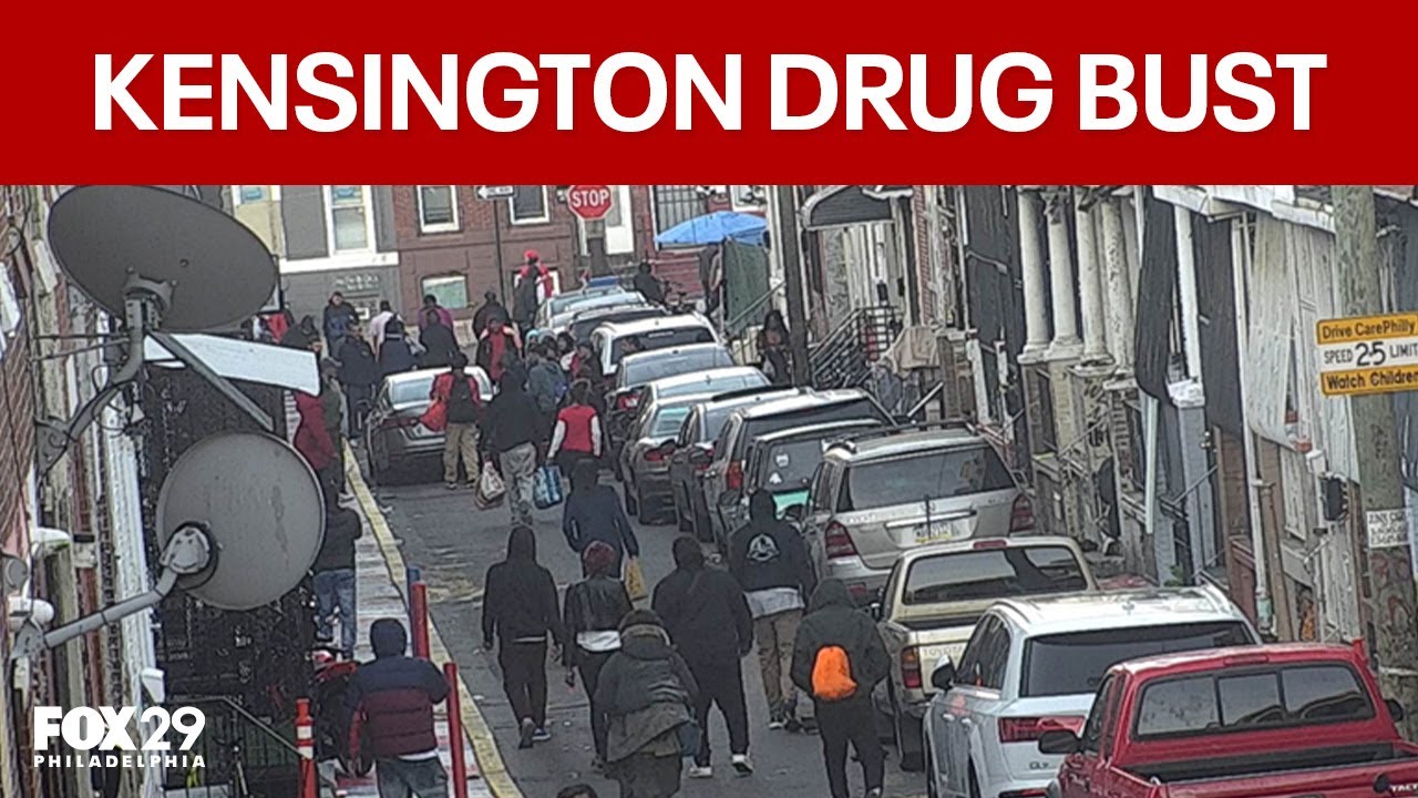 FBI, Philadelphia police conduct gang, drug trafficking bust in Kensington