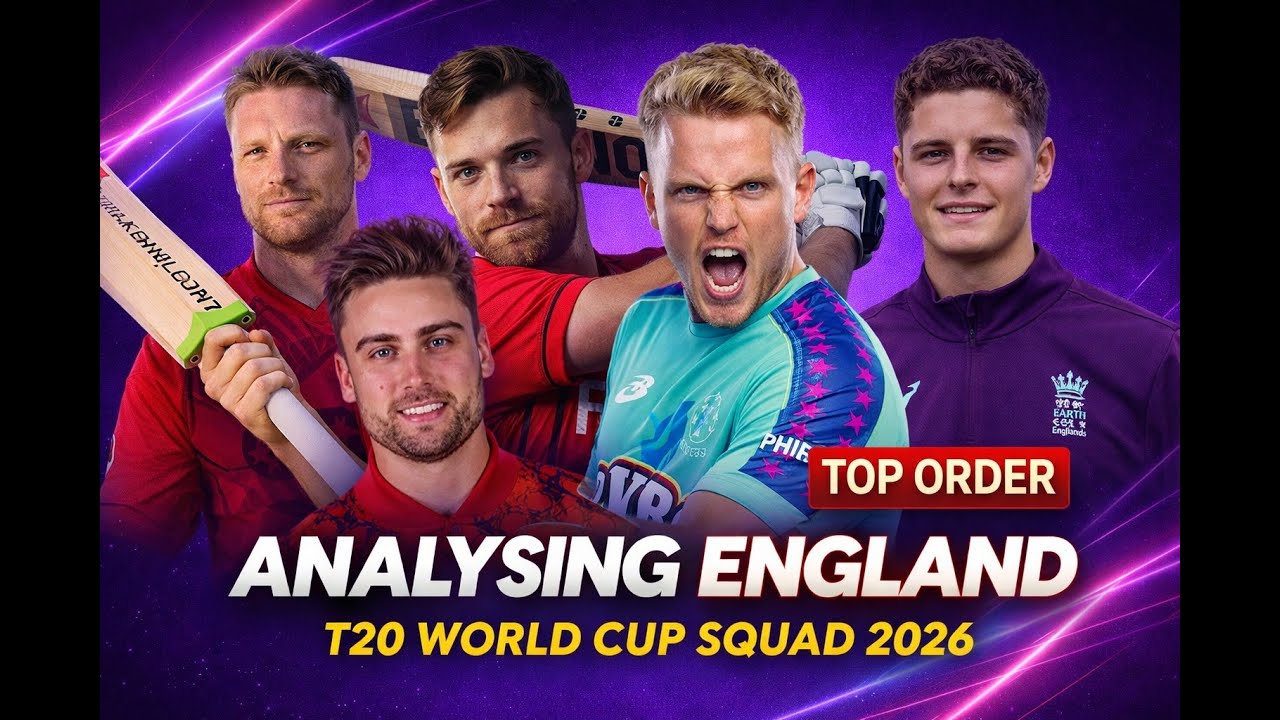 T20 WC 2026 – England Squad Analysis 🏏 | Explosive Top Order Debate 🔥 | Too Many Openers? 😬 | NVC😂
