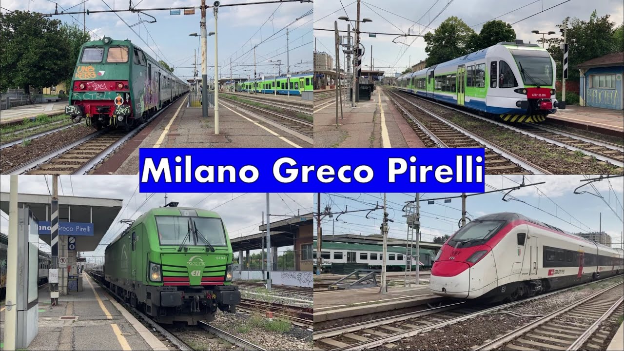 Treni a MILANO GRECO PIRELLI: E402 169, ATR 125 005, E189 109 e tanto altro! [parte 2/2]