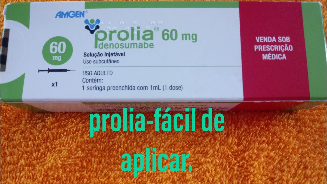 Prolia- fácil de aplicar, osteoporose.Dicas de enfermagem.