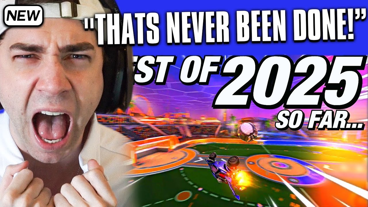 REACTING TO ROCKET LEAGUES BEST OF 2025 INSANITY SO FAR...??! (BEST GOALS, BEST FREESTYLES)