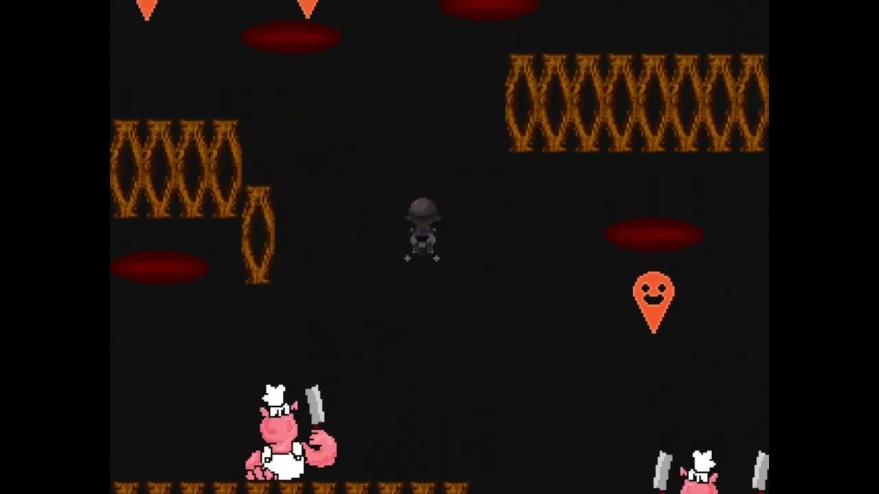 [Project Yume 2kki] Yume 2kki -  Butcher Hollow, Glacial Geyser Grounds, and Pen Passage