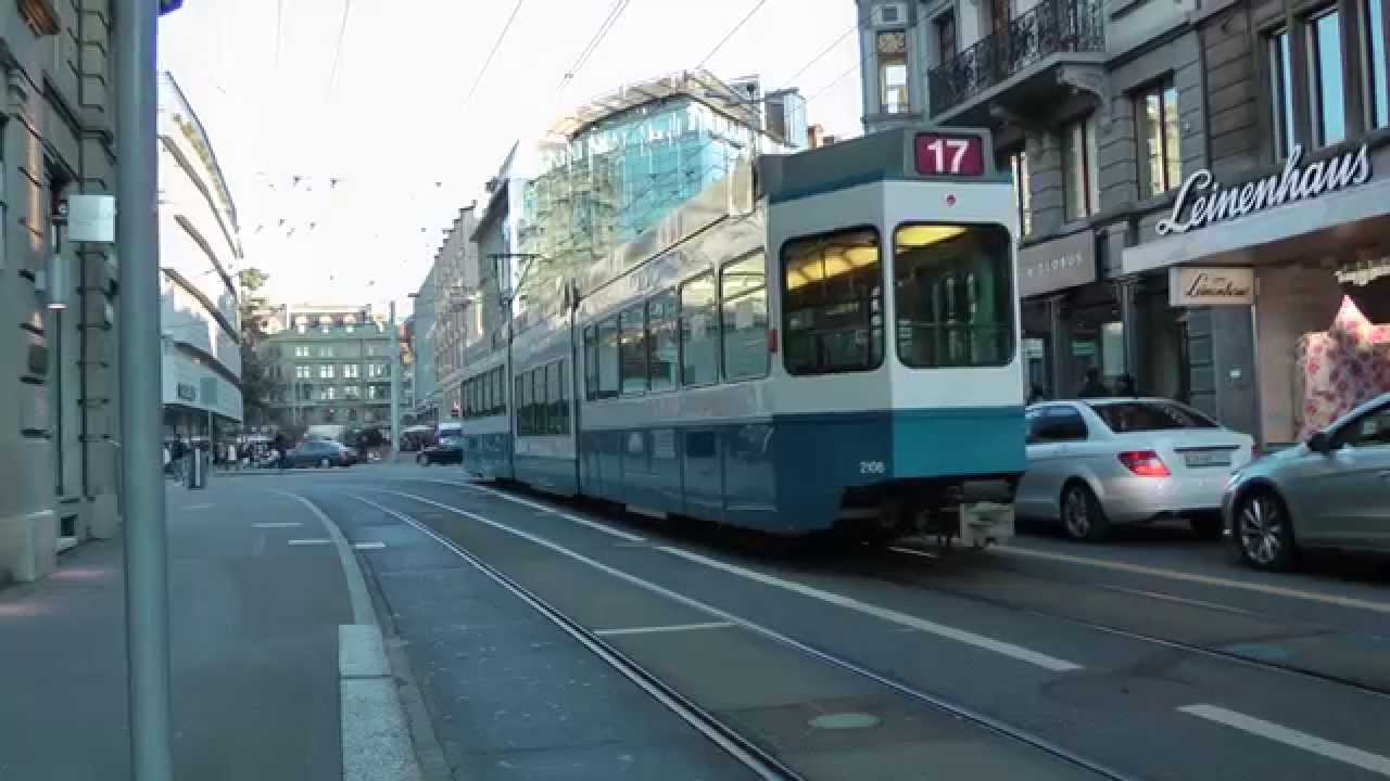Trams in Zurich 2012-03-10 and 2012-03-11 50fps