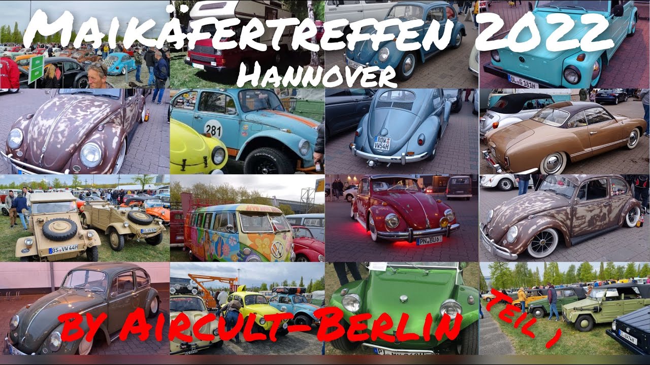 Maikäfertreffen 2022 Hannover - VW Treffen - so viele Käfer T1 T2 Kübel und Karmann Ghia beisammen