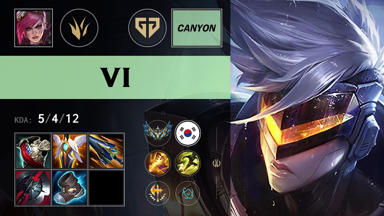 (GEN Canyon) Vi Jungle vs Lee Sin - KR Challenger Patch 26.13