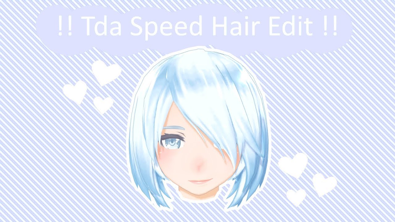 [MMD] Editing Tda Hair Bangs (SpeedEdit)
