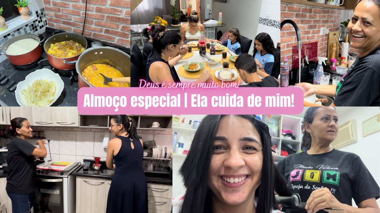 Esclarecendo dúvidas| Preparei almoço para minha amiga| Ela fez o meu cabelo| Tarde maravilhosa!