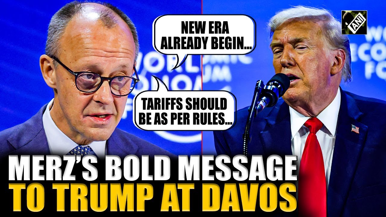 Germany’s Merz sends bold message to Trump from World Economic Forum 2026