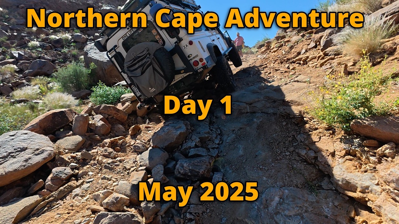 A Northern cape adventure 2025. Day 1 trail building.