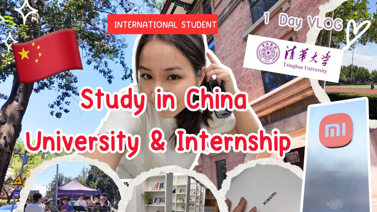 1 Day International Student in China🇨🇳 [UniVlog] Tsinghua University & Xiaomi Internship [ENG]