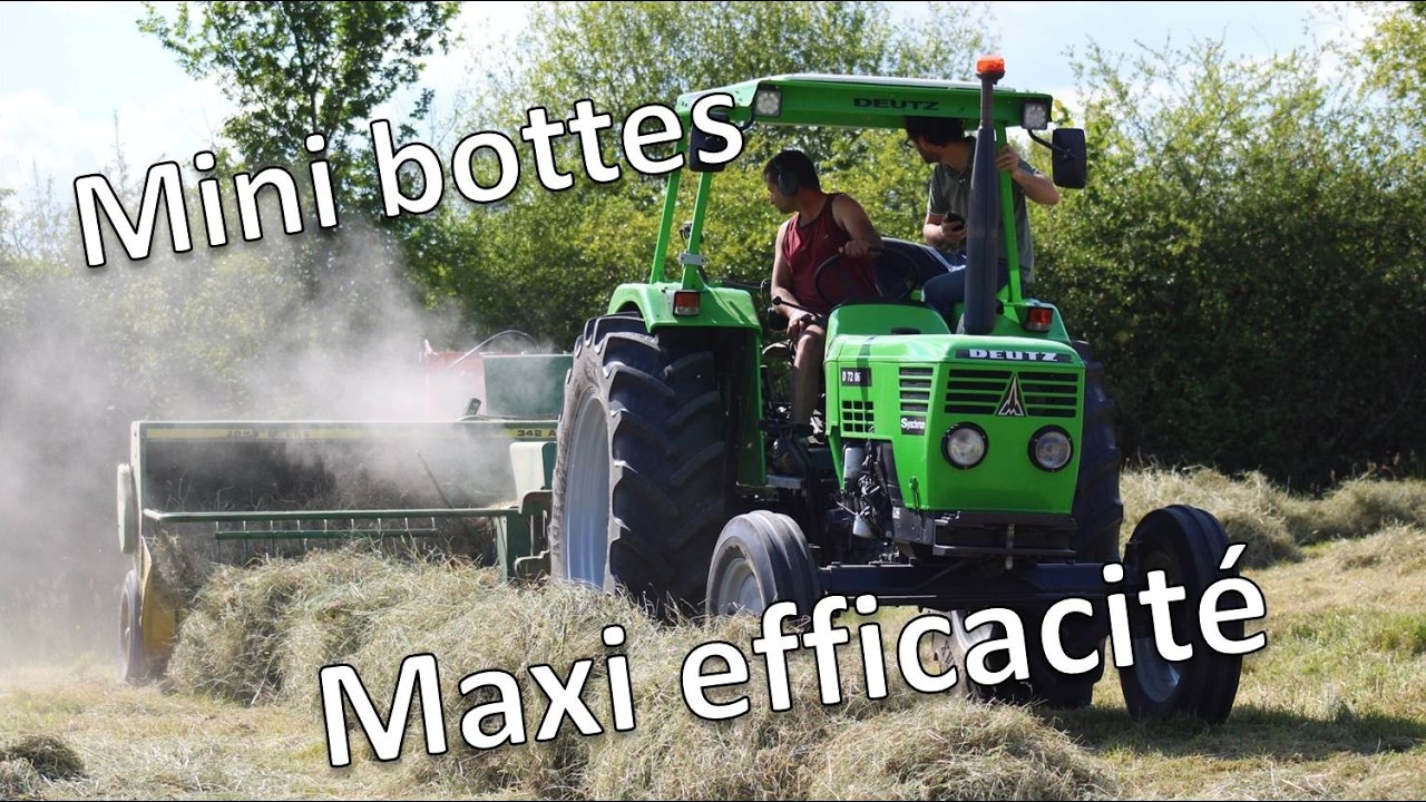 🚜 🌾 Groupage des petites bottes, une après midi au foin 🌞 [Témoignage | Vlog épisode 4]