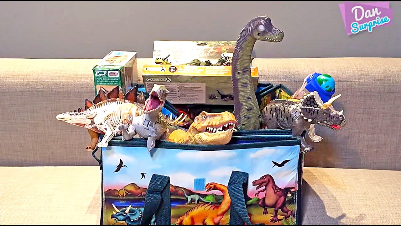 Box of Super FUN Dinosaur Toys
