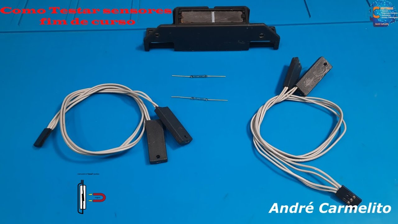 Como testar sensor fim de curso de motor portão eletrônico