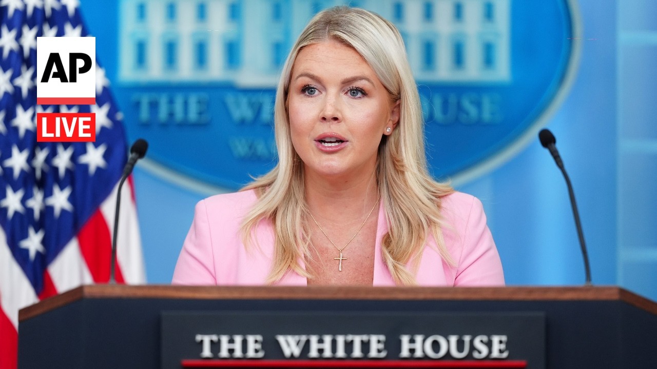 LIVE: White House press briefing with Karoline Leavitt