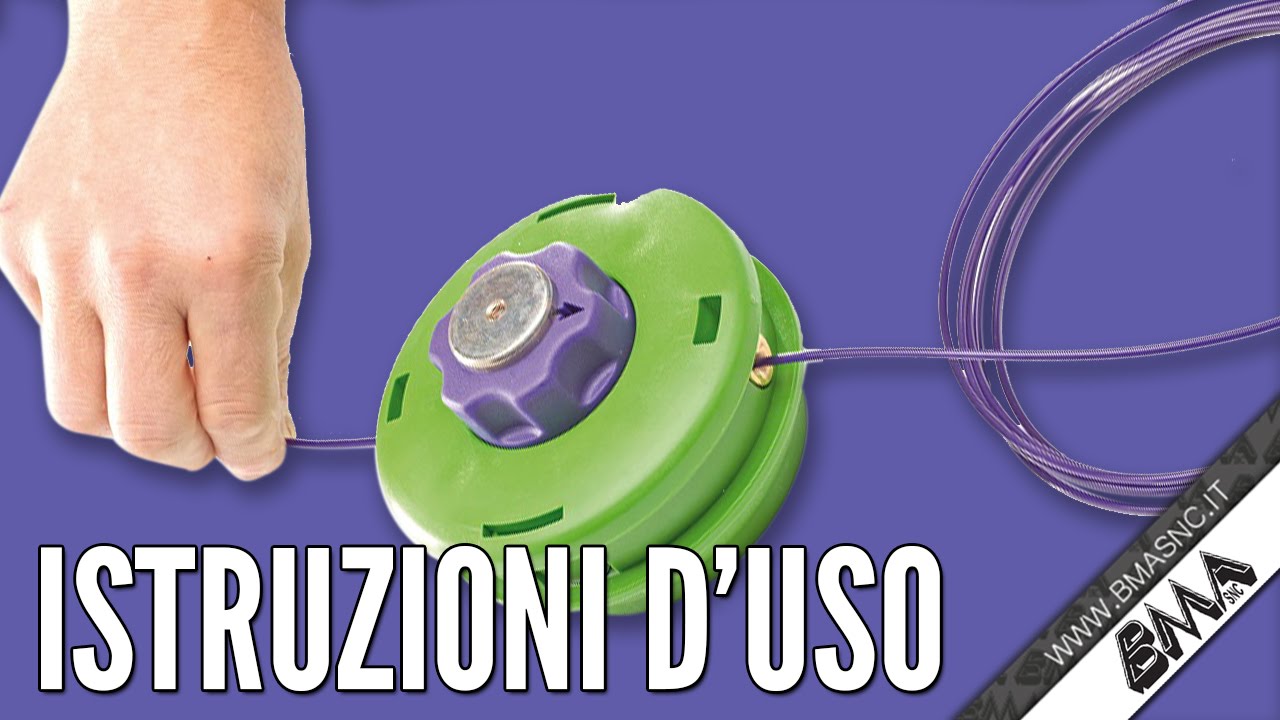 Testina per decespugliatore ACTIVE CON CARICAMENTO VELOCE DEL FILO - Istruzioni d'uso