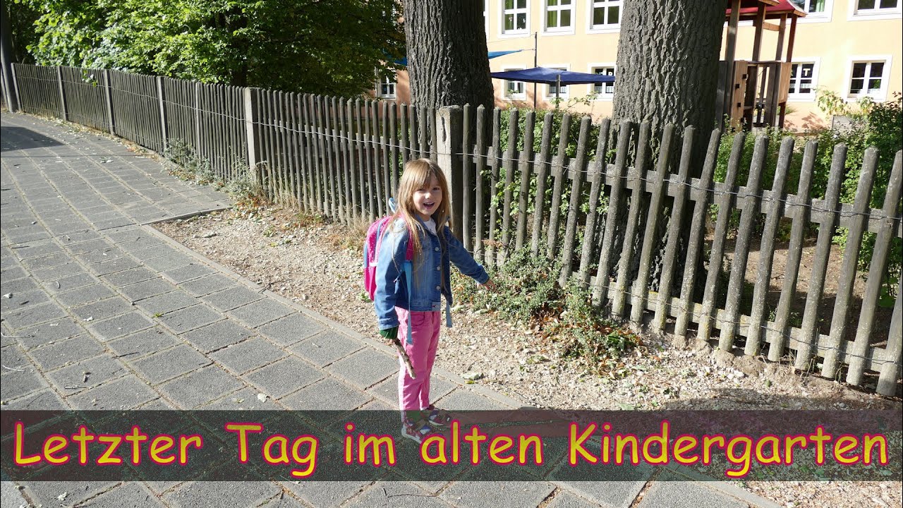 Letzter Tag im alten Kindergarten