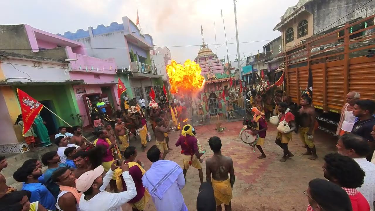 Danda Nacha kanakuturu Ganjam / Agni Danda Jatra #dandanacha #dandajatra @MithunDalai1996 #shorts