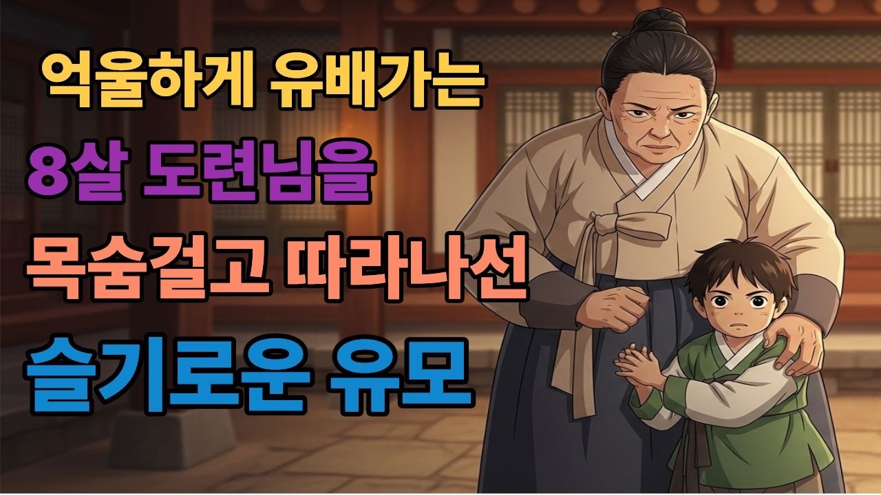 억울하게 유배가는 8살 도련님을 목숨걸고 따라나선 슬기로운 유모  야담ㅣ민담ㅣ설화ㅣ야사ㅣ조선야담ㅣ옛날이야기ㅣ오디오북ㅣ권성징악