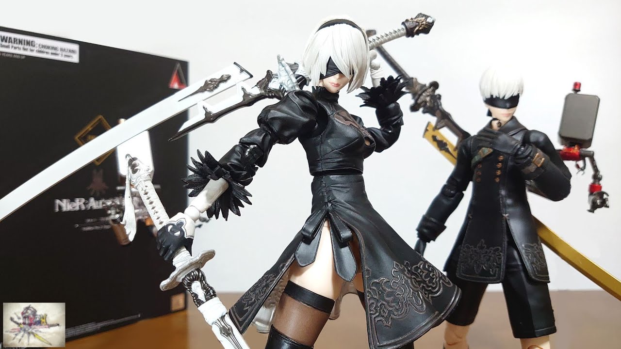 （2B＆9Sがプレイアーツ改に！全高約25センチの大ボリューム！）NieR:Automata　PLAY ARTS改　ヨルハ 二号 B型 DX版 / ヨルハ 九号 S型 DX版 レビュー