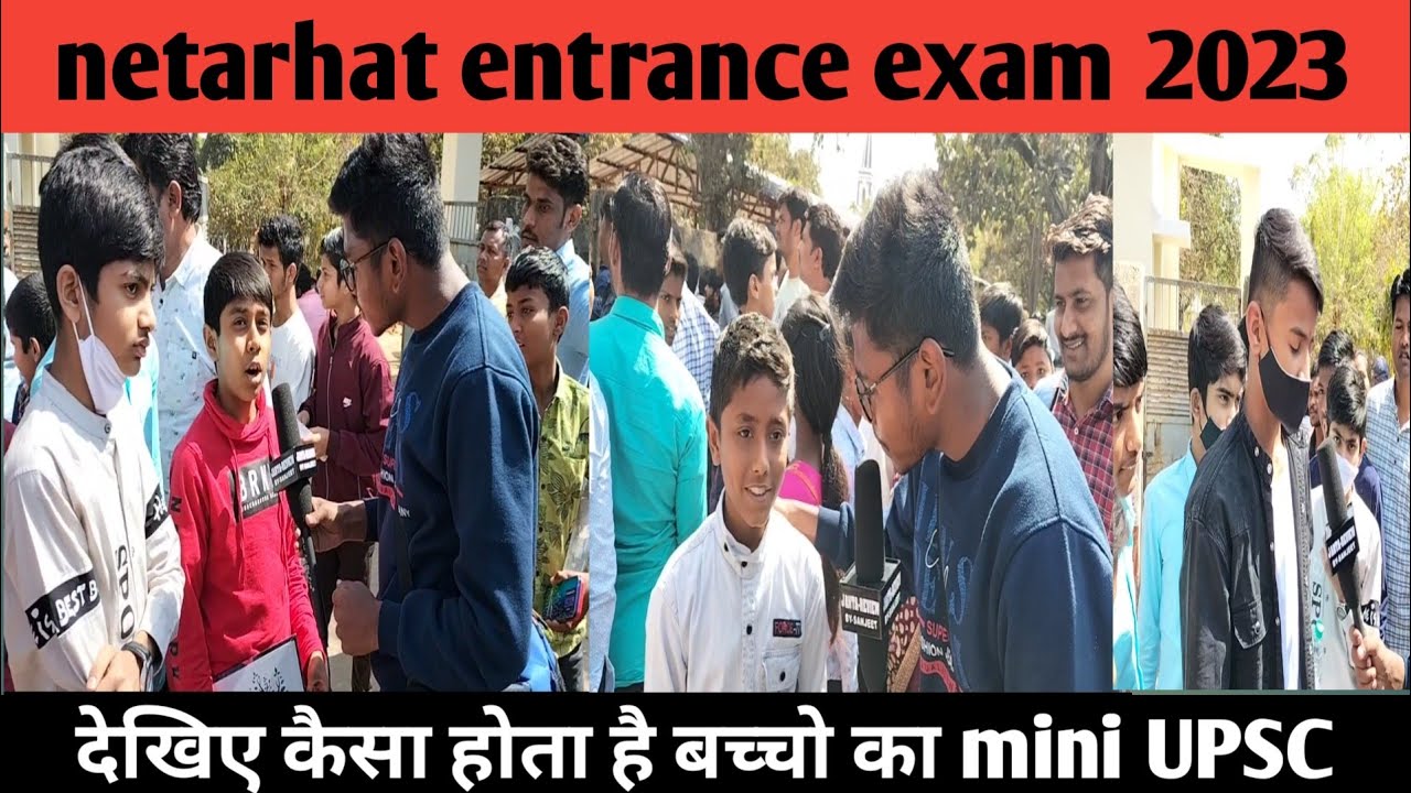 netarhat entrance exam 2023, student's review at examination centre #netarhat #entranceexam
