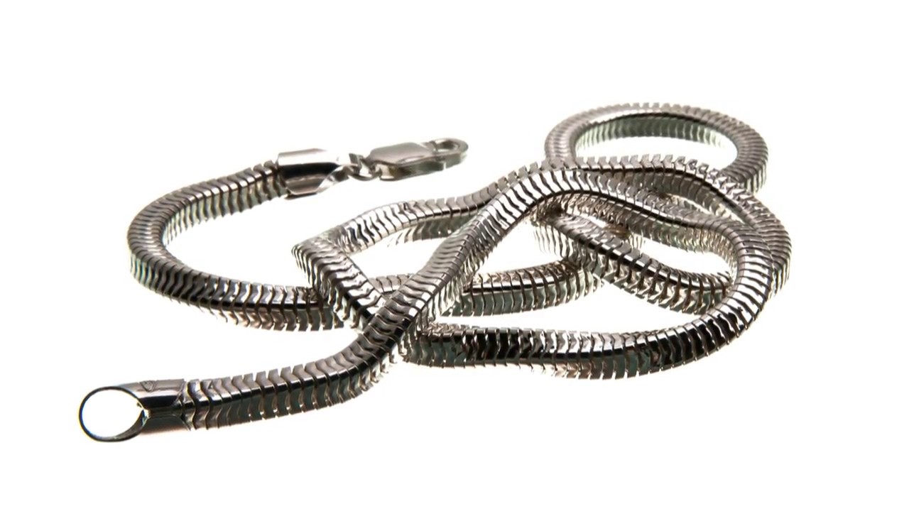 VIERKANT SCHLANGENKETTE | 4,5mm 925 Silber | Silberketten-Store