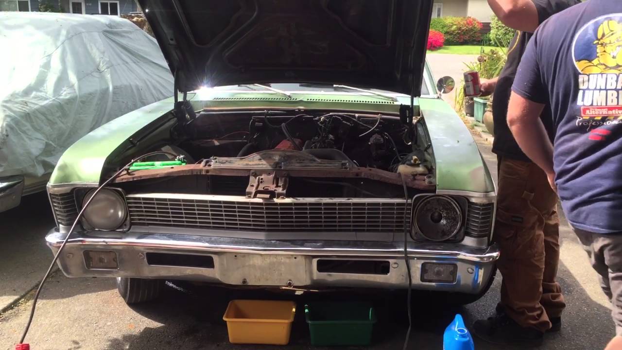 Chevy Nova cold start part 1