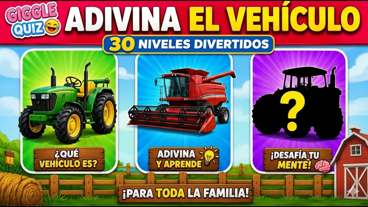 Guess the VEHICLE Challenge! 🚗🚁 30 Levels | Reto GiggleQuiz