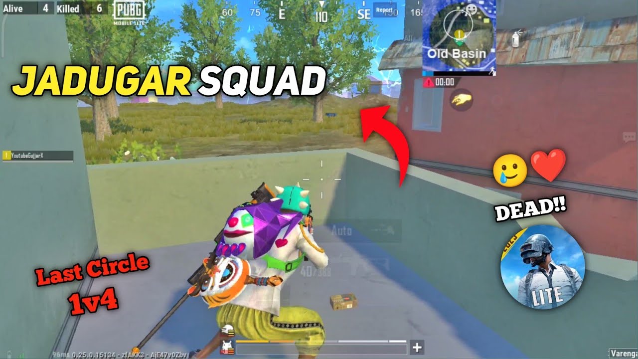 OMG 😱 JADUGARS vs GUJJAR X IN LAST CIRCLE INTENSE GAMEPLAY - PUBG MOBILE LITE BGMI LITE