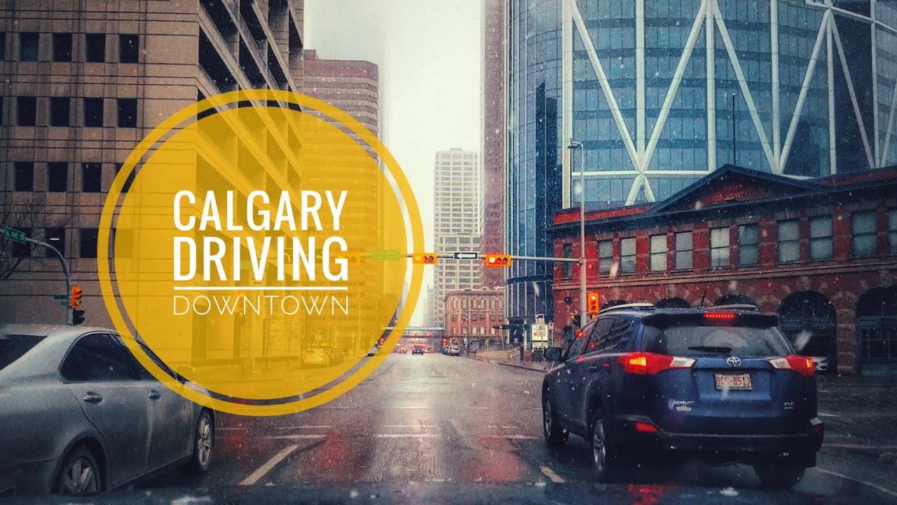 Driving Downtown[03/24/2019]-Calgary,  Alberta, Canada