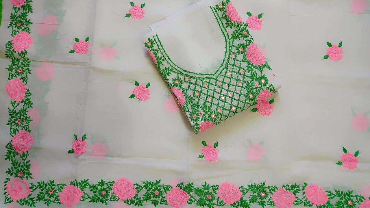 Fulkari dress in Bangladesh|হাতের কাজের জামার ডিজাইন|hater kajer jama|phulkari suits|پھلکاری ڈیزائن