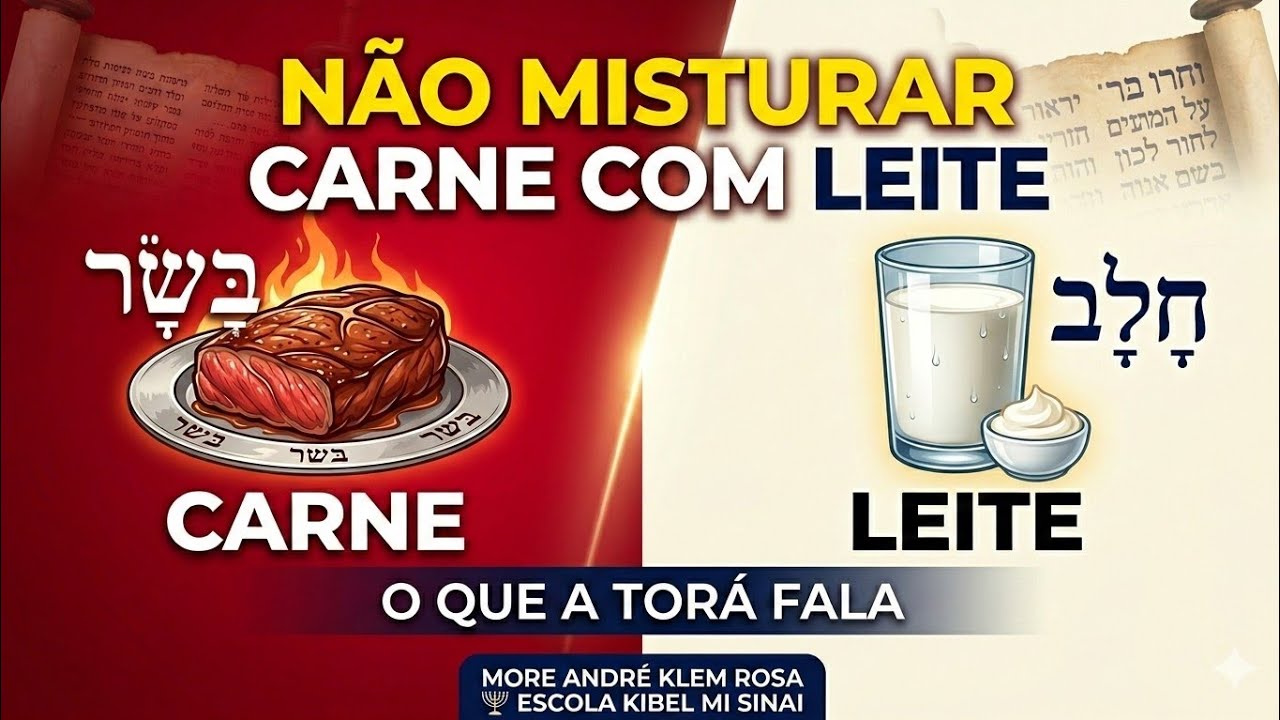 Nao misturar Carne com leite. O que a Torá fala