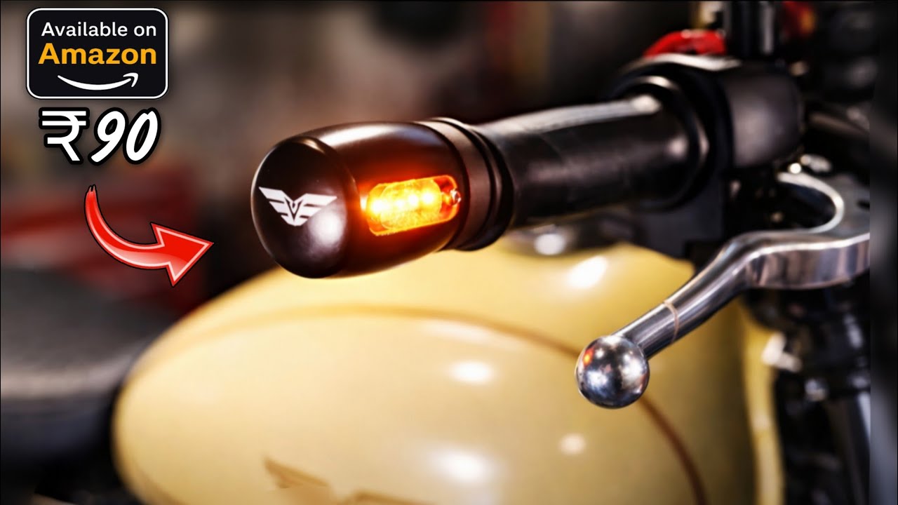8 Coolest BIKE Gadgets You Can BUY From Amazon Under ₹100 | ₹300 | ₹900!