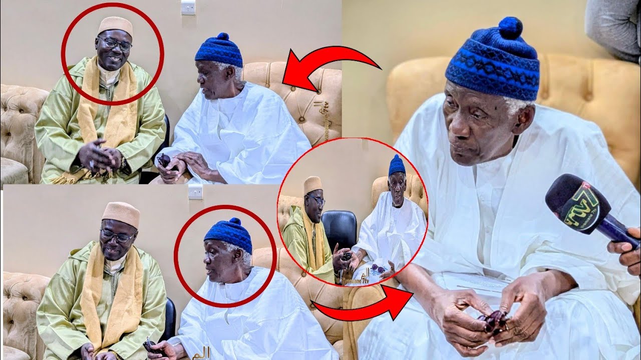 Tivaouane Visite de Serigne Abdou Aziz Sy Ahmed chez Serigne Babacar Sy Abdou wadjal Gamou Ndakarou 