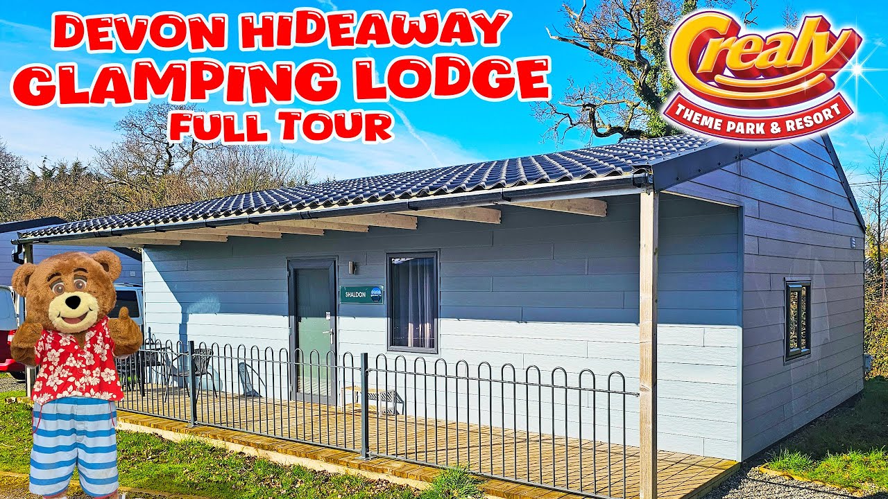 Take a Look Inside the Devon Hideaway Glamping Lodge at Crealy Theme Park (Aug 2025) [4K]